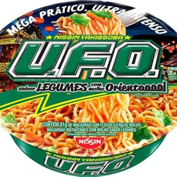 Nissin Yakissoba UFO 81g Legumes com molho oriental