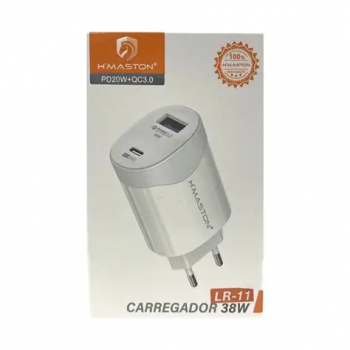 Carregador celular 38W LR11 H´Maston PD20W+QC3.0