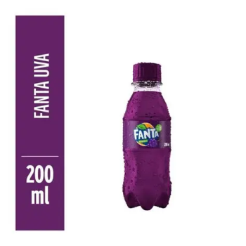 Refrigerante Fanta uva 200ml PET uva