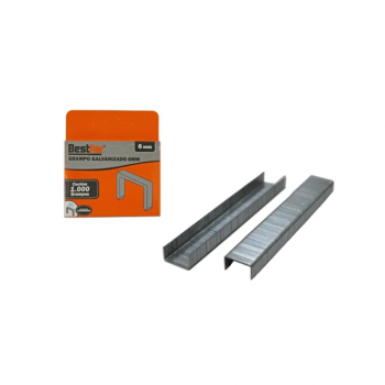 Grampo Tapeceiro 6mm 106 1000 unidades Bestfer