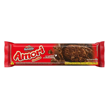 Biscoito Cookies Chocolate Amori Richester 80g
