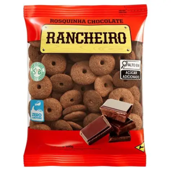 Biscoito rosquinhas Chocolate Rancheiro 300g Zero Lactose