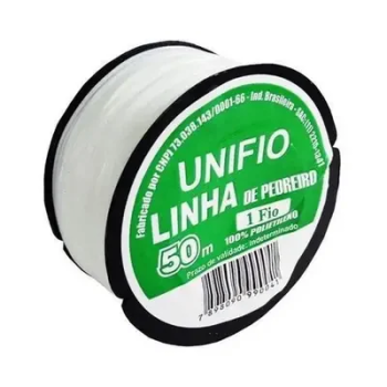 Linha Pedreiro Lisa 50m 1 Fio Unifio