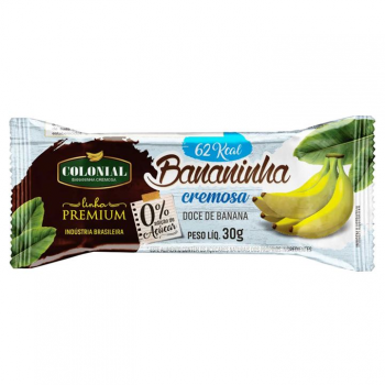 Bananinha 0% acucar cremosa Colonial 30g