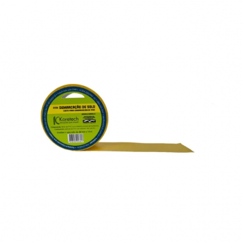 Fita demarcação piso amarelo 48mmx140cm Koretech