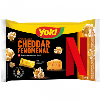 Pipoca Microondas Yoki 95gr Cheddar