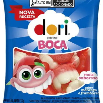 Balas Dori boca 13g morango