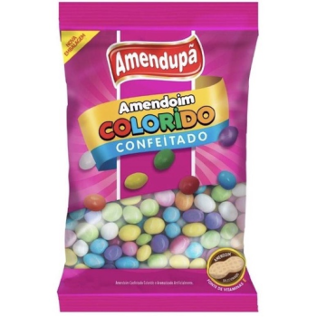 Amendoim coberto colorido 30g Amendupa