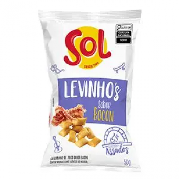 Biscoito Sol Levinhos 50g Bacon