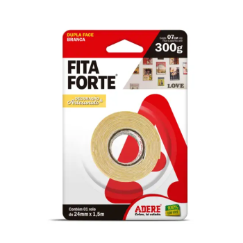 Fita Adesiva 24mmx150cm Adere 300g espuma