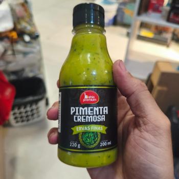 Molho Pimenta cremosa ervas finas 200ml 220g com Ervas Finas