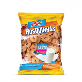 Biscoito rosquinhas Leite Micos 300g sem lactose