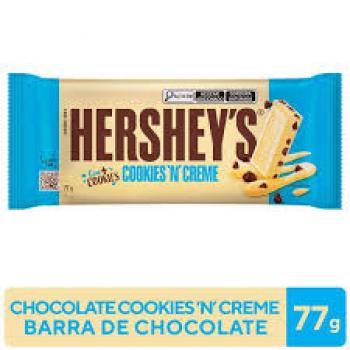 Barra chocolate Hersheys Cookies Creme Cookies 77g