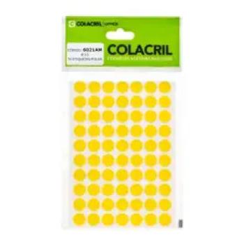 ETIQUETAS P/IDENTIFICACAO 13MM - C/420 - 6021AM - UN - COLACRIL