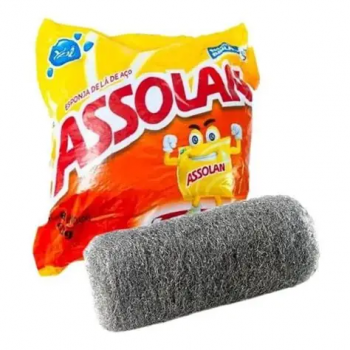 Esponja aço Assolan 8 unidades