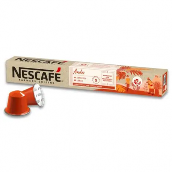 Café Nescafé capsula 5 Andes lungo 44g