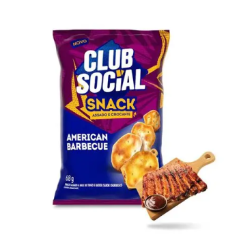 Biscoito Club Social American Barbercue 68g Snacks
