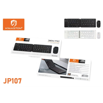 Teclado bluetooth dobravel mouse  H'Maston LP107