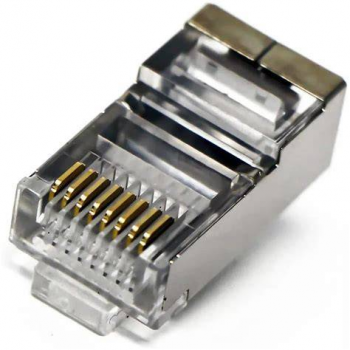 Conector Rj45 rede CAT6 macho Storm blindado PGMD0006