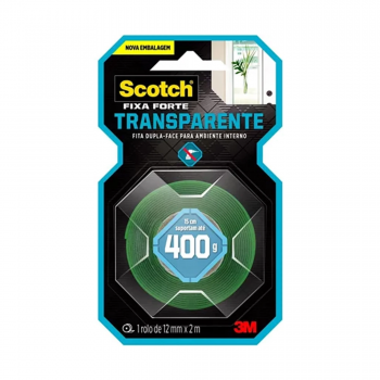 Fita dupla face 12mmx200cm FFTE 3M transparente Scotch