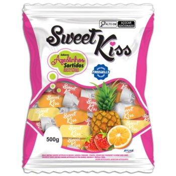 Saco bala Sweet Kiss Azedinhos Freegells 500g
