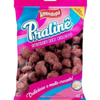 Amendoim Doce crocante Pralinê 60g Amendupa