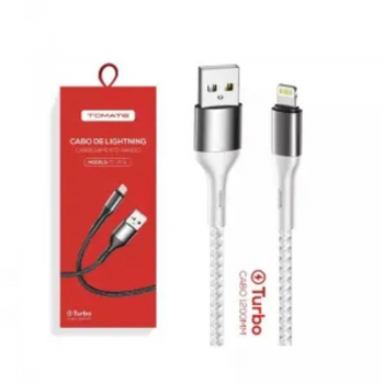 Cabo celular IOS 120cm Tomate TC-207L