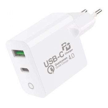 Carregador celular parede CA47-4 TipoC 40W PD QC