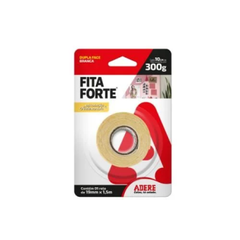 Fita dupla face 19mmx150cm Adere espuma