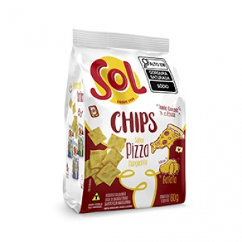 Snack Chips Pizza SOL 60g biscoito