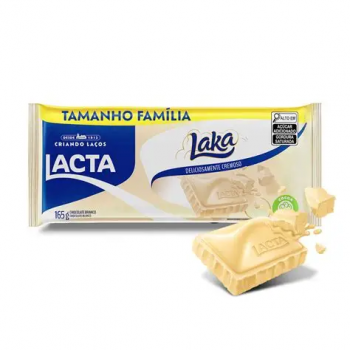 Lacta Chocolate Laka 145g branco Tamanho Familia
