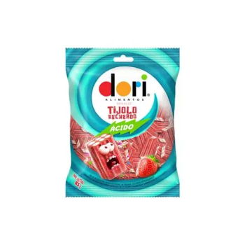 Jujuba 60g Dori Tijolo Morango azedinho