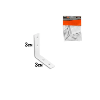 Cantoneira 10x16x1cm Besfter 10 peças Ferro Q15