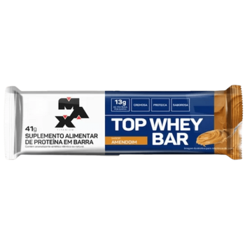 Barra Top Whey Bar amendoim MAX 41g