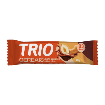 Barra de cereal Trio Avela Castanha e Chocolate 20g