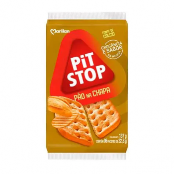 Pit Stop pão na chapa 137g Biscoito