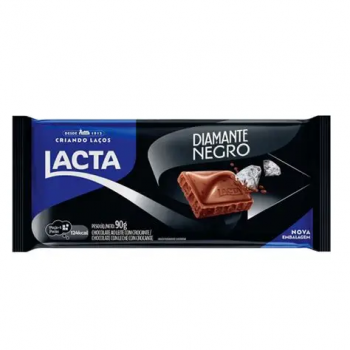 Barra Chocolate Diamante Negro 80g Lacta