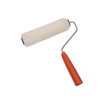 Rolo 15cm lã natural com uporte Roma