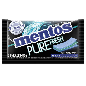 Chiclete Mentos Pure Fresh 8,5g strong mint