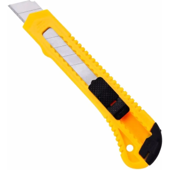 Estilete 18mm 1 lamina Brasfort 8286