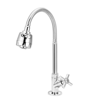 Torneira Pia mesa Bica Móvel 1/4 Volta cromada Gourmet slim Stoc