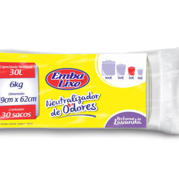 Saco de lixo 30l Embalixo 30 unidades 59x62cm