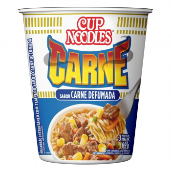 Cup Noodles Carne defumada 69g