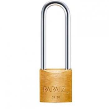 Cadeado 30mm latão Papaiz Haste Longa