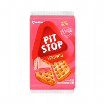 Biscoito Pit Stop presunto 137g