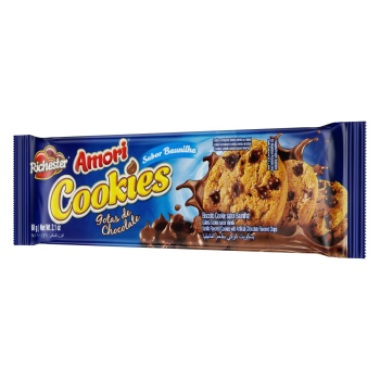 Biscoito Cookies Richester Amori Baunilha 80g