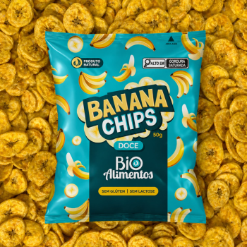 Banana Chips Doce 20g