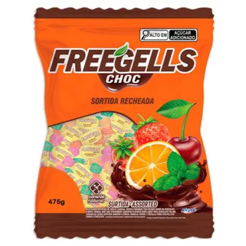 Saco bala Freegells 475g Choc sortida