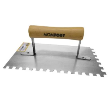 Desempenadeira aço dentada 12x24 cabo solda