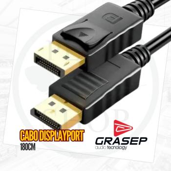 Cabo Displayport 180cm D-DP01 Grasep